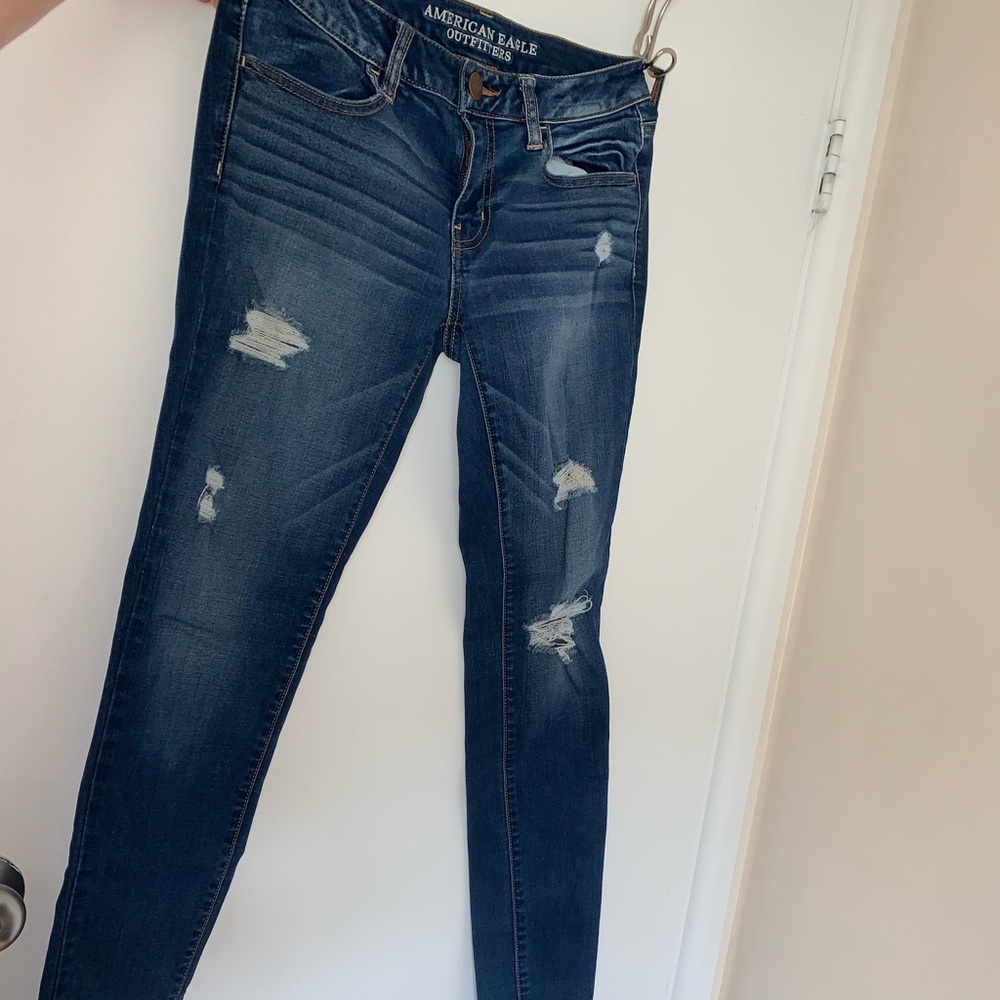 American Eagle Ripped Styled Jeggings